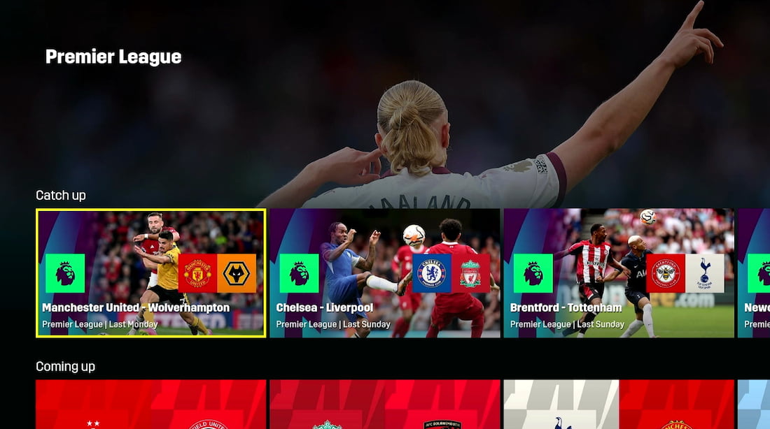 DAZN Spain showing Premier League on Firestick