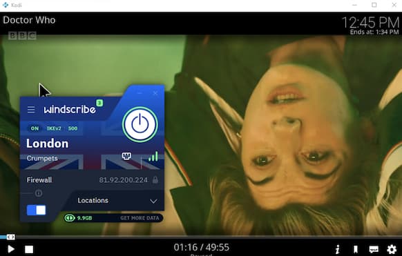 Using Windscribe with Kodi