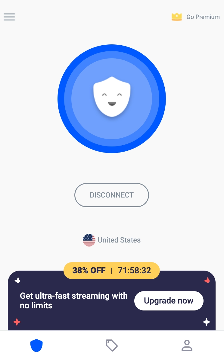 Betternet's Chrome extension