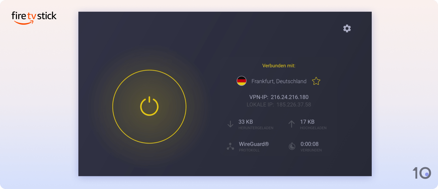 CyberGhost-App für Firestick